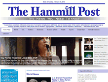 Tablet Screenshot of hammillpost.com